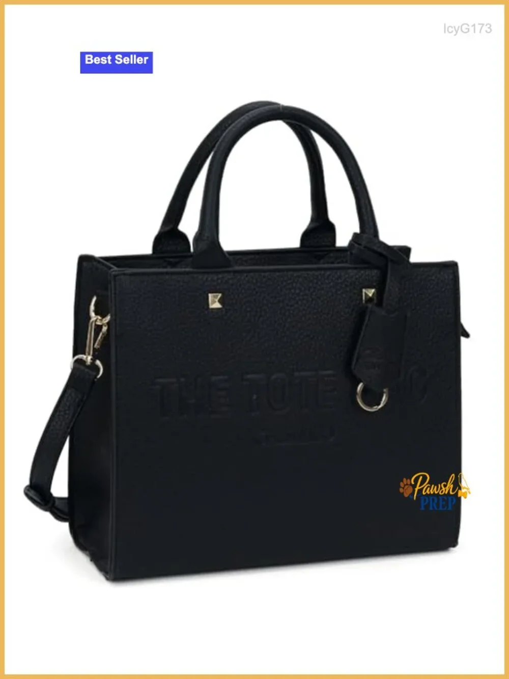 Faux Leather Top Handle Tote Satchel Purse with Adjustable Strap